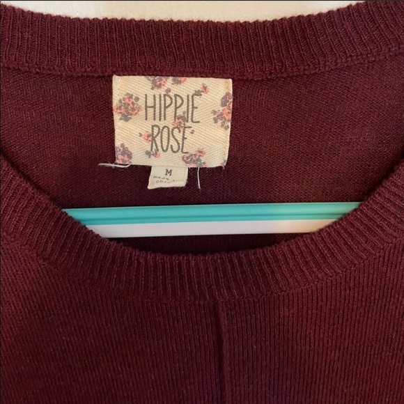 Hippie Rose Tie Front Sweater - Picture 3 of 3